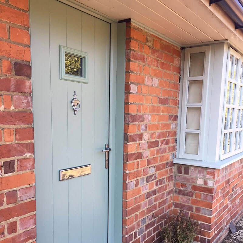 Composite front doors